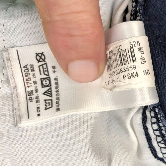 GAP Mens Essential Jogger Pants Large Casual Tapestry Navy Drawstring Pull On - Picture 13 of 16